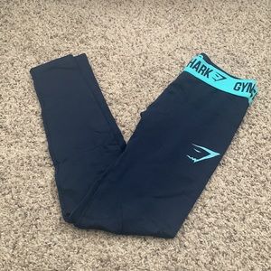 Gym Shark navy blue leggings